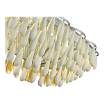 Люстра с подвесками в форме капель на серебристом каркасе Raindrop варинант исполнения - 4 | Loft Concept в Тюмени