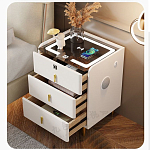 Умная прикроватная тумбочка c зарядкой для телефона Smart Furniture варинант исполнения - 5 | Loft Concept в Тюмени