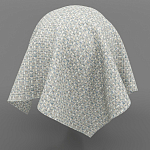 Мебельная ткань Шенилл голубой цвет 142 см T4-45 варинант исполнения - 9 | Loft Concept в Тюмени