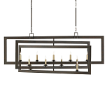 Люстра из пересекающихся прямоугольных элементов Intersecting Rectangles варинант исполнения - 2 | Loft Concept в Тюмени