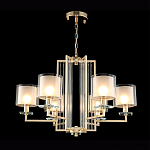 Люстра с 6-ю цилиндрическими плафонами из стекла Laurent варинант исполнения - 2 | Loft Concept в Тюмени