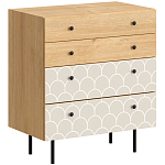 Комод с принтом на ящиках Elise Chest of Drawers варинант исполнения - 9 | Loft Concept в Тюмени