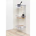 Полка напольная трехъярусная для ванной Bathroom Floor Shelf варинант исполнения - 1 | Loft Concept в Тюмени