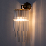 Бра с круглым основанием и длинными прозрачныи стеклянными трубками Nembus варинант исполнения - 2 | Loft Concept в Тюмени