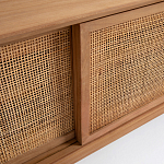 ТВ-тумба из массива тика Busto TV Stand варинант исполнения - 4 | Loft Concept в Тюмени