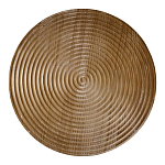 Журнальный столик с круглой фактурной столешницей из натурального дерева Vortex варинант исполнения - 2 | Loft Concept в Тюмени