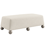 Дизайнерская Банкетка Wakonda с деревянными шариками  варинант исполнения - 1 | Loft Concept в Тюмени