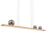 Светодиодная линейная люстра IONA Сhandelier gold 103 варинант исполнения - 1 | Loft Concept в Тюмени