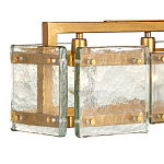 Люстра прямоугольная из толстого литого стекла Cast Glass варинант исполнения - 3 | Loft Concept в Тюмени