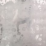 Обои ручная роспись в стиле Арт-деко Rateau Bas Relief on Tarnished Silver gilded paper варинант исполнения - 1 | Loft Concept в Тюмени