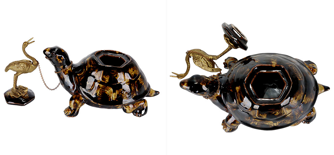 Чайник фарфоровый в виде черепахи Crane & Turtle Чайник фарфоровый в виде черепахи Crane & Turtle - Loft-Concept в Тюмени