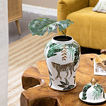 Ваза из фарфора с ручной росписью Leopard Collection  варинант исполнения - 7 | Loft Concept в Тюмени