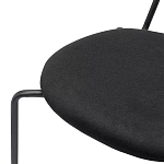 Стул с мягким сиденьем черный Stool Loft Black варинант исполнения - 7 | Loft Concept в Тюмени