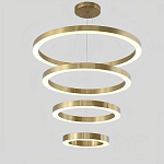 Люстра Light Ring Vertical Латунь варинант исполнения - 1 | Loft Concept в Тюмени