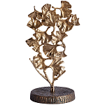 Статуэтка Metal Flowers Вrass Gold варинант исполнения - 1 | Loft Concept в Тюмени