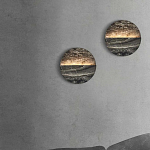 Бра в форме диска из керамогранита Eclipse of Celestial Bodies варинант исполнения - 5 | Loft Concept в Тюмени