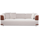 Трехместный диван Richmond с кожаной отделкой варинант исполнения - 1 | Loft Concept в Тюмени