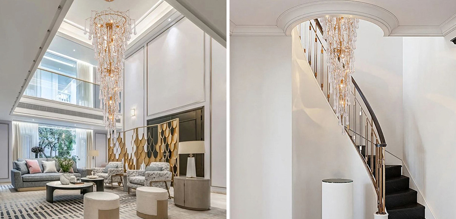 Люстра Waterfall Chandelier Crystal Drops Люстра Waterfall Chandelier Crystal Drops - Loft-Concept в Тюмени