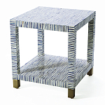 Тумба Прикроватная Snartoon Bone Inlay Bedside Cabinet варинант исполнения - 1 | Loft Concept в Тюмени