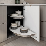 Кухонный гарнитур с фасадом в полоску Rainier Kitchen Set варинант исполнения - 2 | Loft Concept в Тюмени