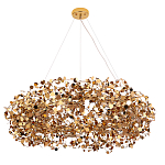 Люстра подвесная круглая с многочисленными металлическими круглыми элементами Terzani Argent варинант исполнения - 4 | Loft Concept в Тюмени