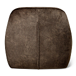 Барный стул со спинкой и подлокотниками на 4-х черных ножках Douglas Rhombus Коричневый Велюр варинант исполнения - 4 | Loft Concept в Тюмени