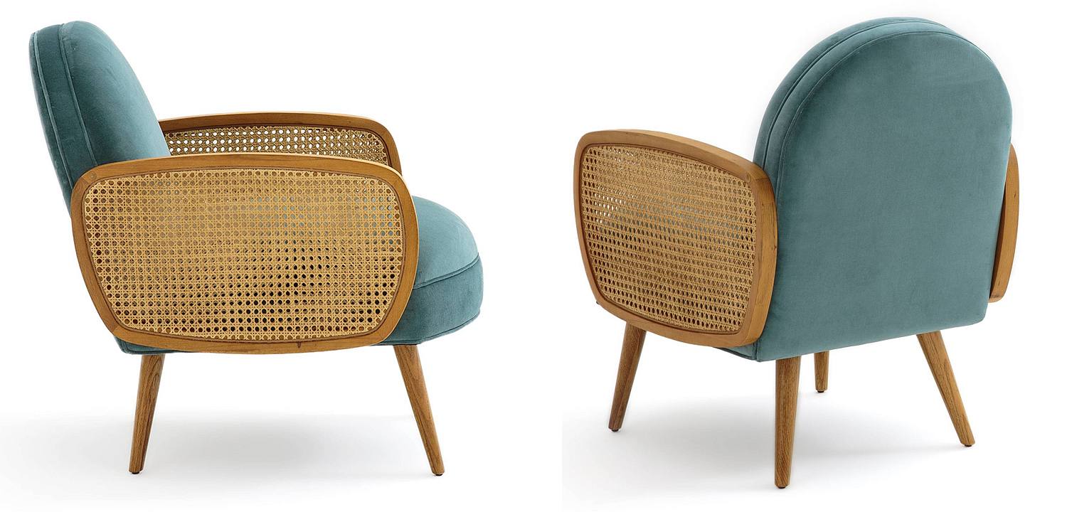 Кресло Morten Wicker Turquoise Armchair Кресло Morten Wicker Turquoise Armchair - Loft-Concept в Тюмени