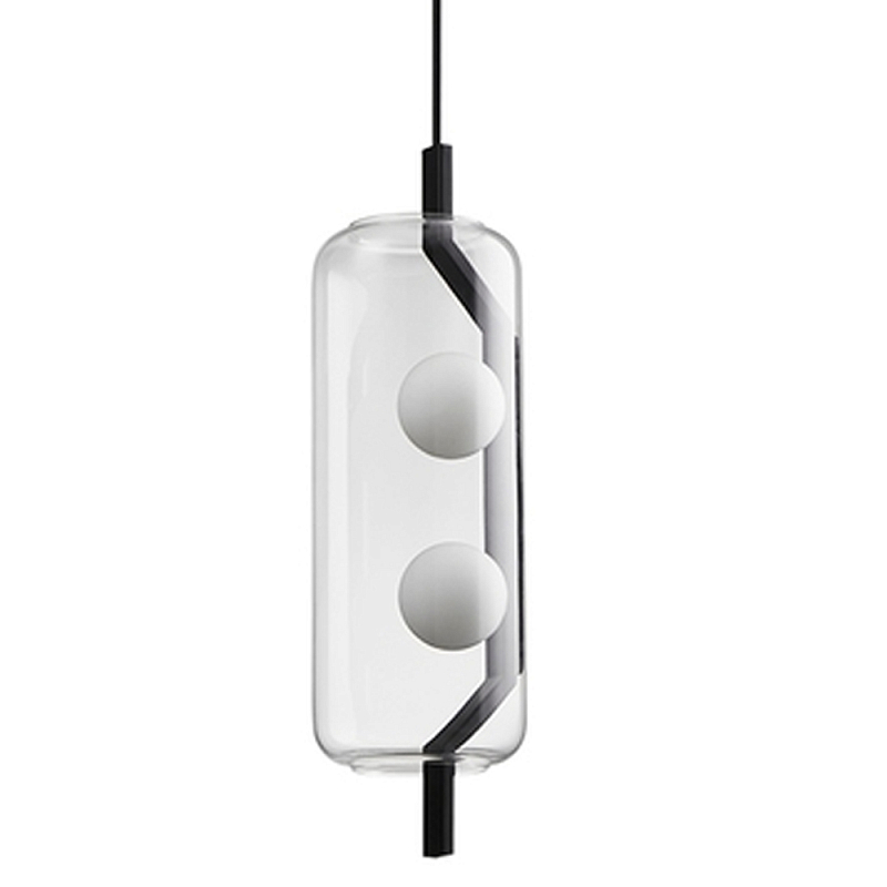 Подвесной светильник Genevra lamp Черный Прозрачный Подвесной светильник Genevra lamp Черный Прозрачный в Тюмени | Loft Concept