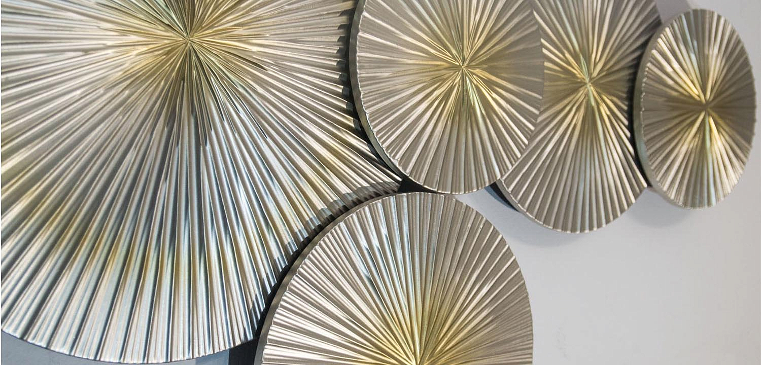 Арт-объект Apollo Gold and Silver Wall Plaque Disc 5 Арт-объект Apollo Gold and Silver Wall Plaque Disc 5 - Loft-Concept в Тюмени