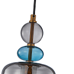 Подвесной светильник со стеклянным плафоном дымчатого цвета Prestige варинант исполнения - 4 | Loft Concept в Тюмени