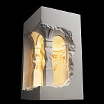 Встраиваемый в стену гипсовый светильник под покраску с колоннами и арками в античном стиле Antiquity Athena варинант исполнения - 7 | Loft Concept в Тюмени