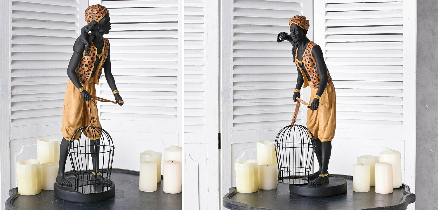 Аксессуар в колониальном стиле слуга с клеткой - Loft-Concept в Тюмени