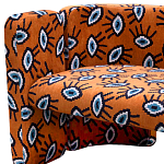 Акцентный Двухместный Диван Leela Оранжевый Орнамент варинант исполнения - 2 | Loft Concept в Тюмени