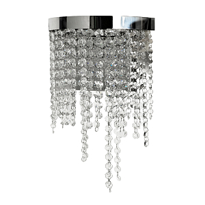 Бра Хром с каскадом сияющих кристаллов Shining Waterfall