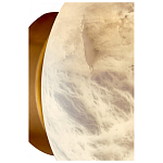 Бра в форме диска из натурального камня Cryptocrystalline Stone варинант исполнения - 3 | Loft Concept в Тюмени