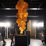 Люстра виноградная гроздь Grape Balls Янтарный цвет варинант исполнения - 3 | Loft Concept в Тюмени