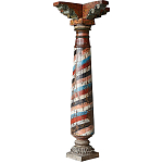 Антикварная колонна из массива тика Unique Indian Antique Column варинант исполнения - 1 | Loft Concept в Тюмени