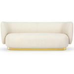 Диван с обивкой букле Ambrose Soft Boucle Sofa варинант исполнения - 1 | Loft Concept в Тюмени