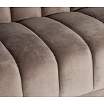 Диван трехместный велюровый серый Island of Comfort варинант исполнения - 4 | Loft Concept в Тюмени