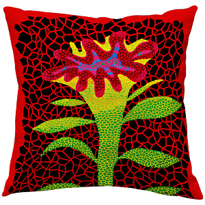 Декоративная подушка Yayoi Kusama Flower Red