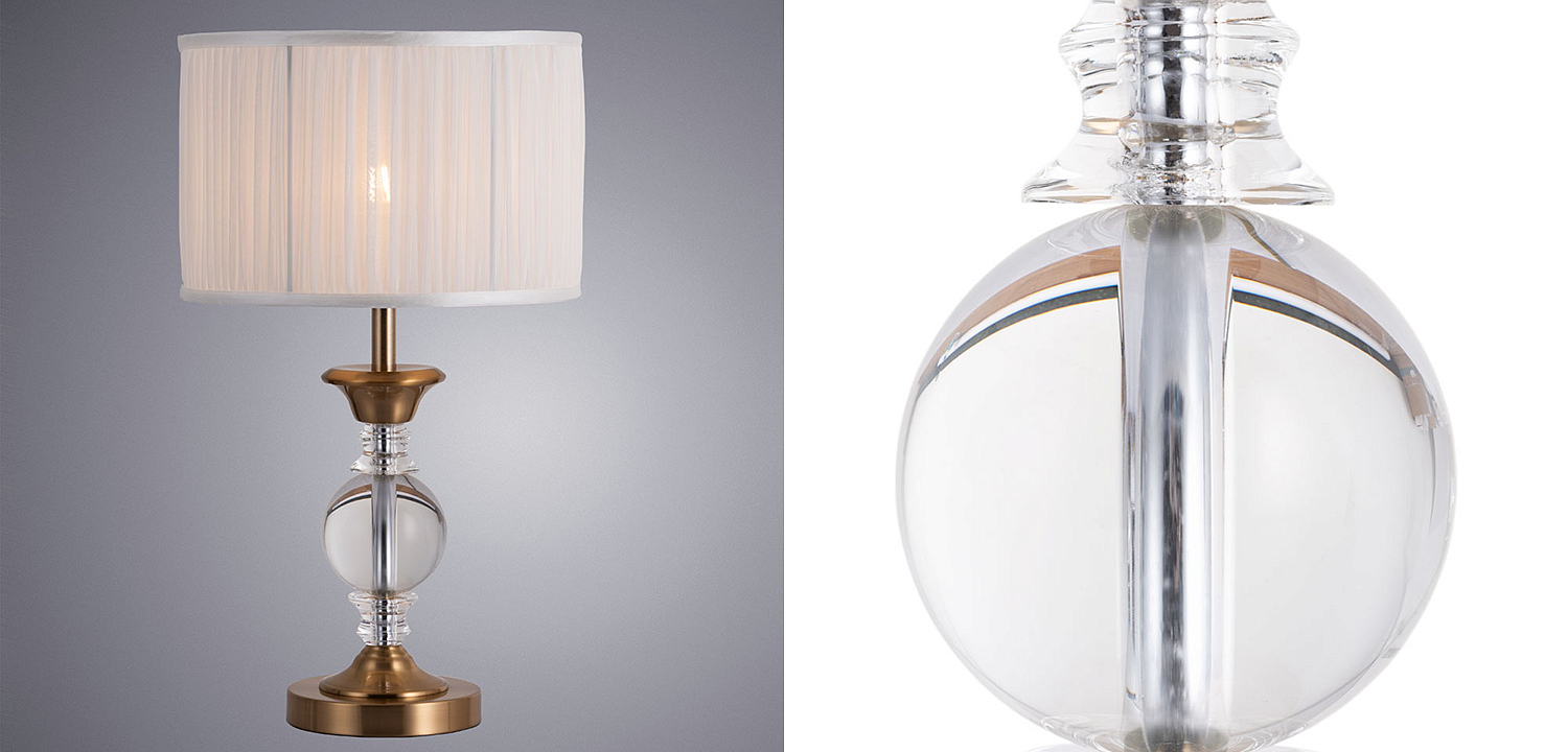 Настольная лампа Fluid glass lamp Настольная лампа Fluid glass lamp - Loft-Concept в Тюмени