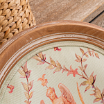 Стул из массива бука светло-зеленый с растительным орнаментом Raffael Angel Green Chair варинант исполнения - 3 | Loft Concept в Тюмени