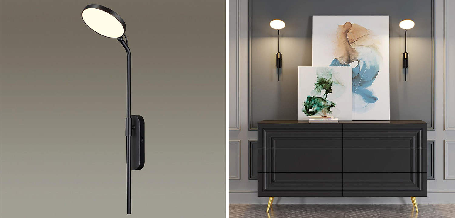 Бра Maxine Light Wall lamp Lantern Black Бра Maxine Light Wall lamp Lantern Black - Loft-Concept в Тюмени