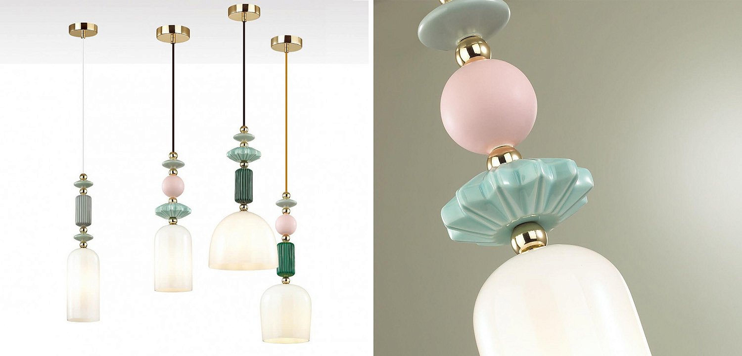 Подвесной светильник Iris hanging lamp candy Подвесной светильник Iris hanging lamp candy - Loft-Concept в Тюмени