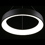 Люстра подвесная светодиодная Black Circle варинант исполнения - 4 | Loft Concept в Тюмени