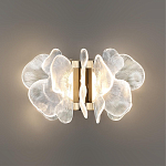 Бра с крупными прозрачными лепестками с рельефной поверхностью Ethereal Bloom варинант исполнения - 4 | Loft Concept в Тюмени