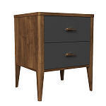 Тумба прикроватная с 2-мя ящиками Tasteful Furniture Light варинант исполнения - 4 | Loft Concept в Тюмени