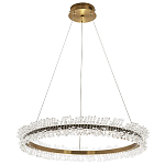 Кольцевая люстра с хрустальным декором Rowan Crystal Ring Horizontal Chandelier варинант исполнения - 2 | Loft Concept в Тюмени