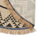 Ковер круглый из комбинированного состава Fantasy варинант исполнения - 4 | Loft Concept в Тюмени