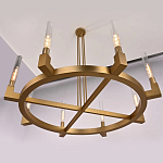 Люстра CANELLE Round Chandelier 8 Modern Brass варинант исполнения - 2 | Loft Concept в Тюмени